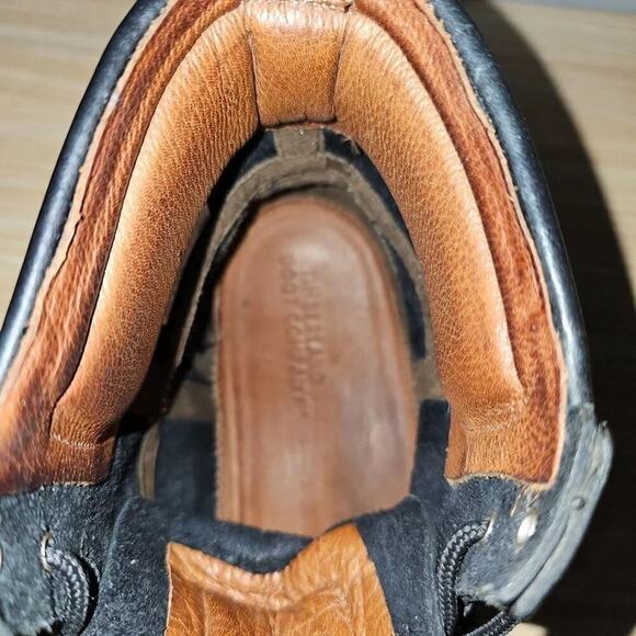 Timberland Boots 75531 Combat Moto Lace Up Mens Shoe Black Leather Size 13 - Picture 13 of 16